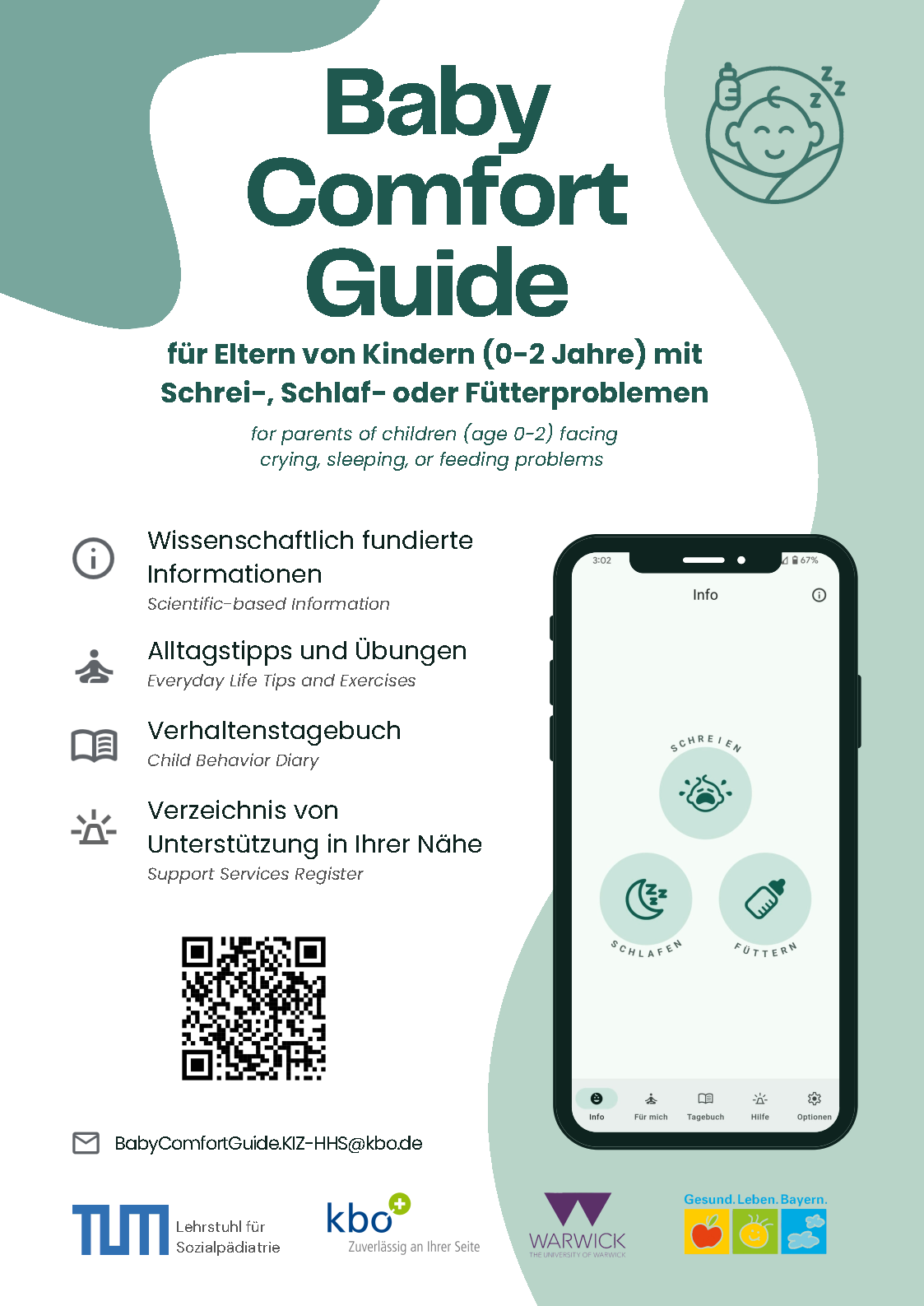 Grafik mit Informationeen zu einer App