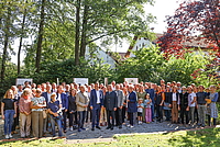 Akteurinnen und Akteure der Ökomodellregion bei der Jubiläumsfeier