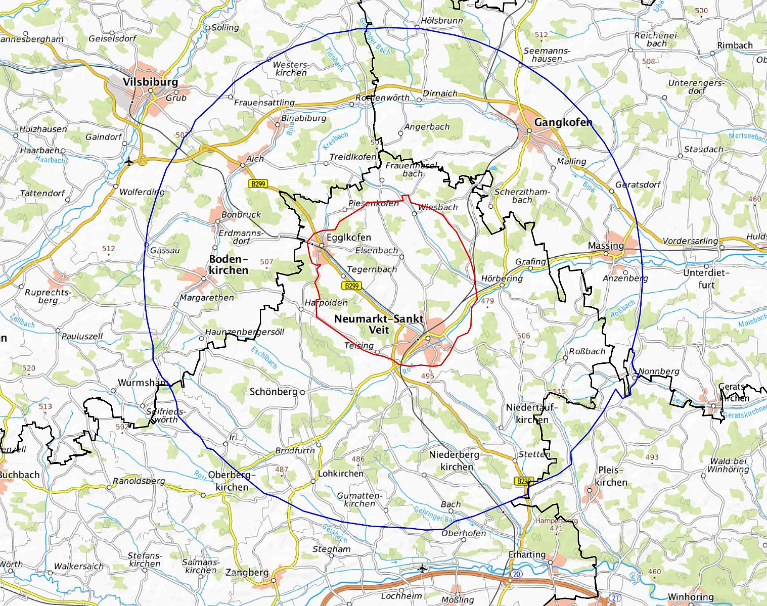 Schutz- und Überwachungszone