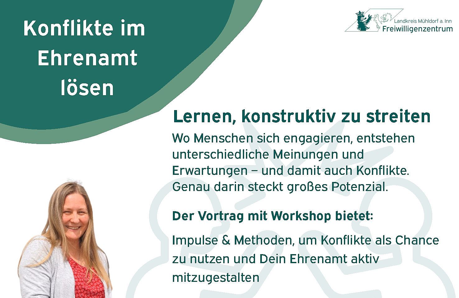 Flyer - Konflikte im Ehrenamt