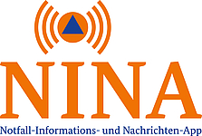 Das Logo der Notfall-Informations und Nachrichten App NINA