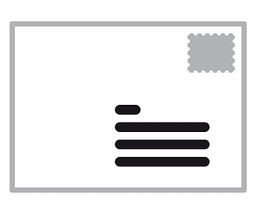 Symbol für einen Brief