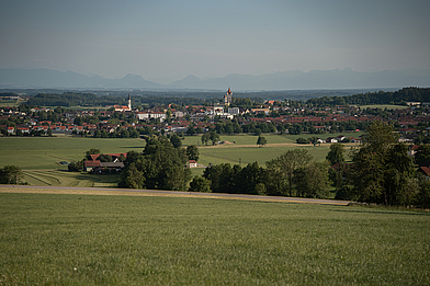Haag i. OB mit Alpenpanorama Haag Aussicht