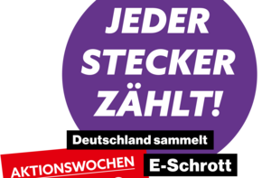 Werbelogo Jeder Stecker zählt! Deutschland sammelt E-Schrott