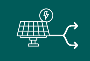 PV-Modul mit geteiltem Ertrag