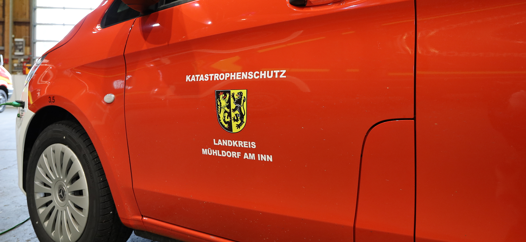 Brandschutzwagen des Landkreises Mühldorf am Inn 