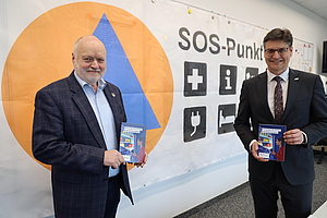 Bürgermeister Einwang und Landrat Max Heimerl 