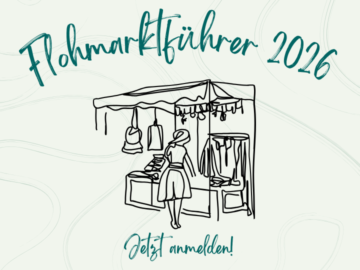 Deckblatt mit der Aufschrift: "Flohmarktführer 2026. Jetzt anmelden."
