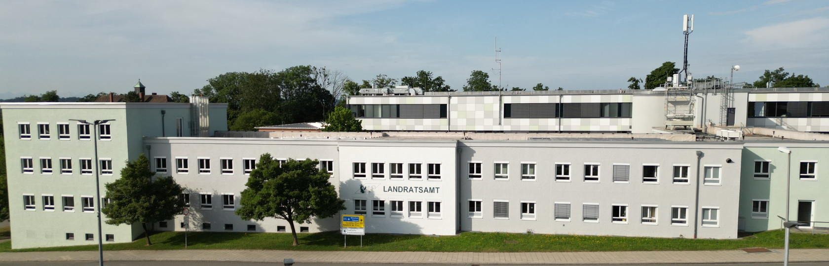 Landratsamt Mühldorf a. Inn von oben