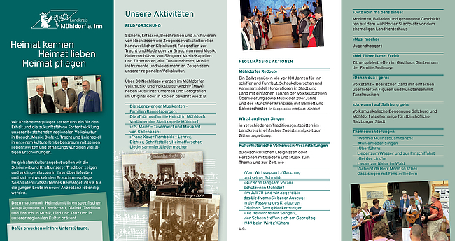 Faltblatt der Kreisheimatpflege - Seite 1