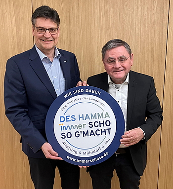 Foto der Landräte AÖ und MÜ