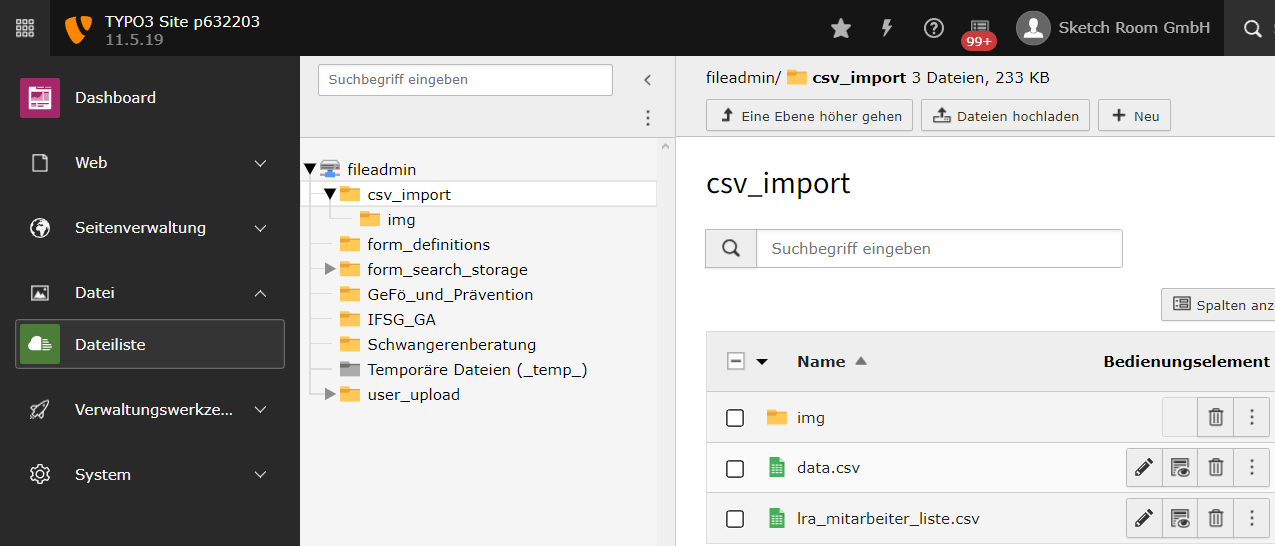 CSV Import