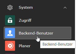 Backend-Benutzer