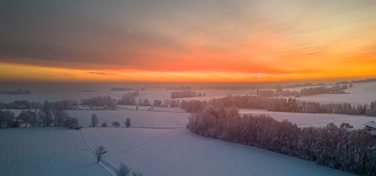 Inntal im Winter