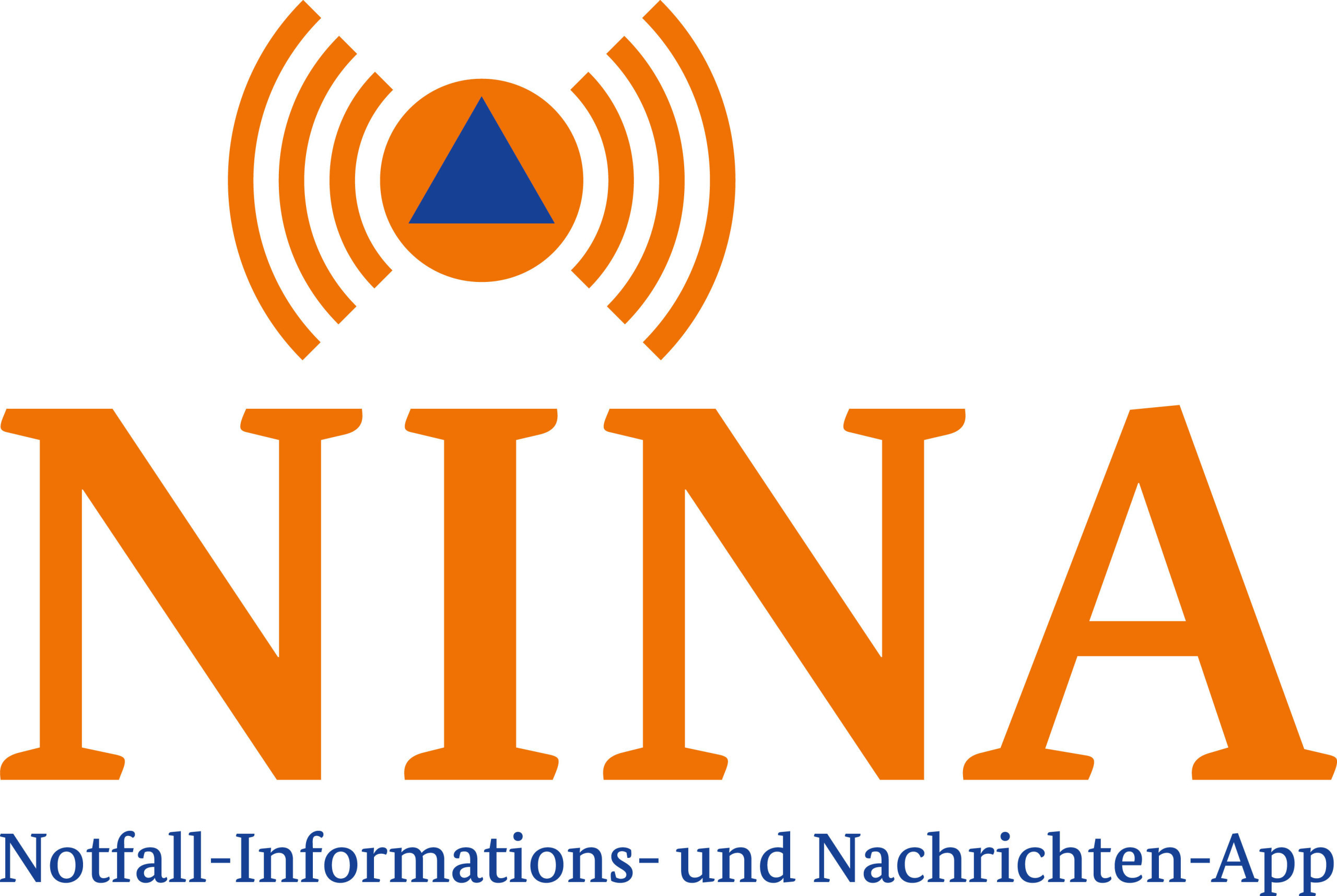 Nina-Logo Das Logo der Notfall-Informations und Nachrichten App NINA