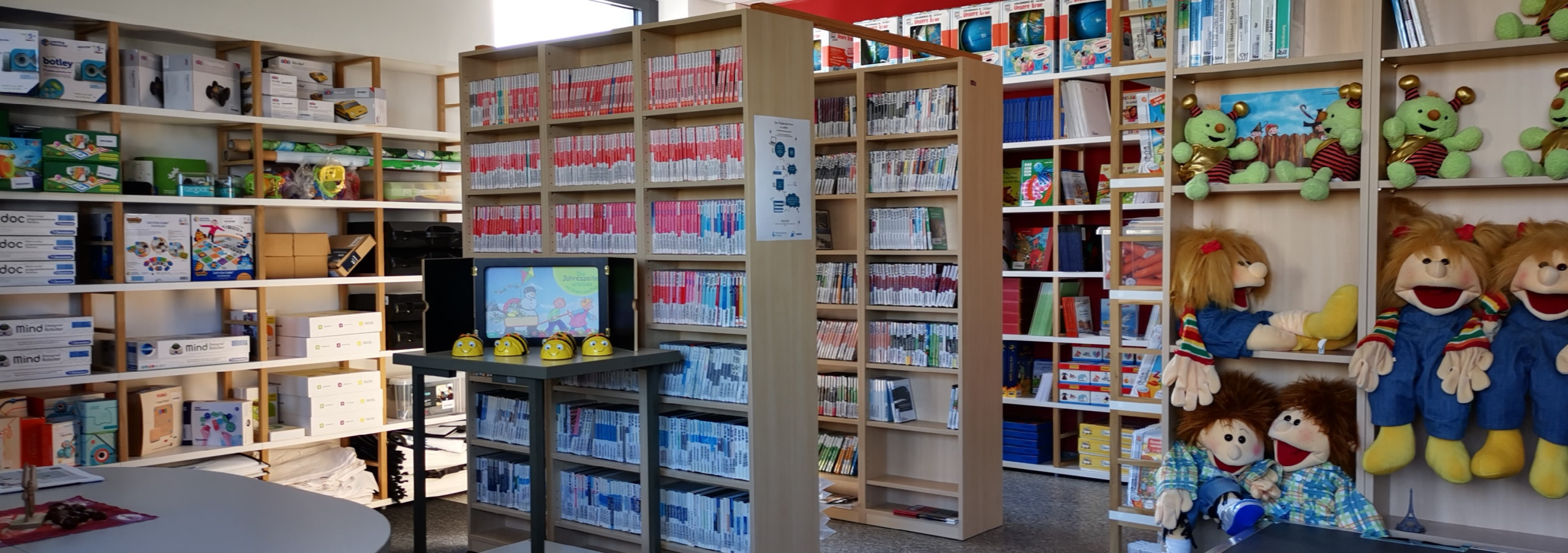 Blick ins Medienzentrum